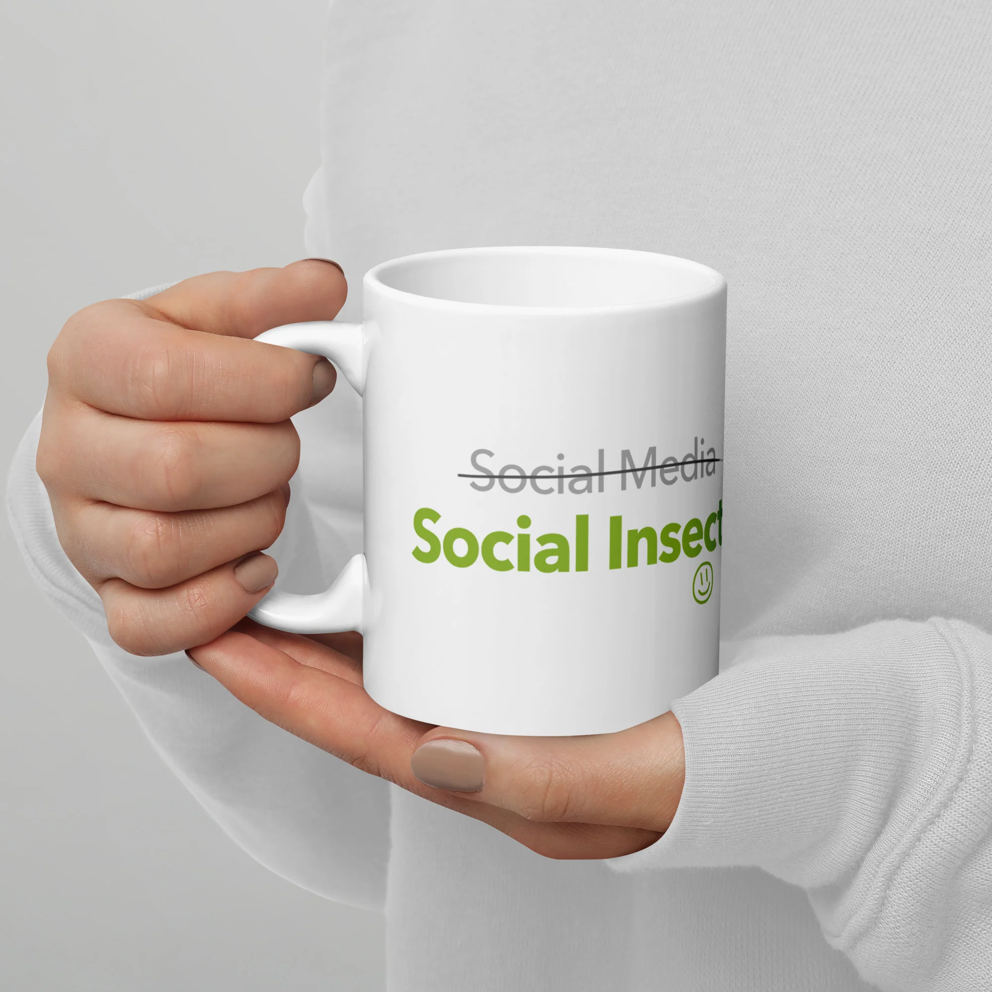 Social Insects Mug (White) - Image 2